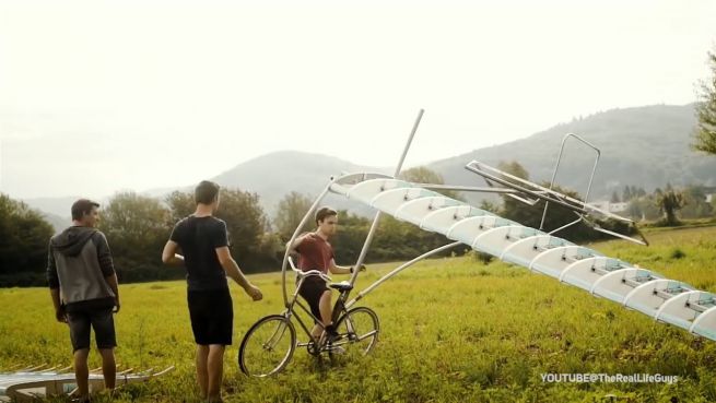 go to Fahrrad-Flugzeug und Co.: DIY-Könige in Aktion